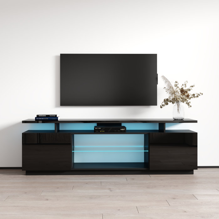 Orren Ellis Imkamp TV Stand for TVs up to 80" & Reviews Wayfair